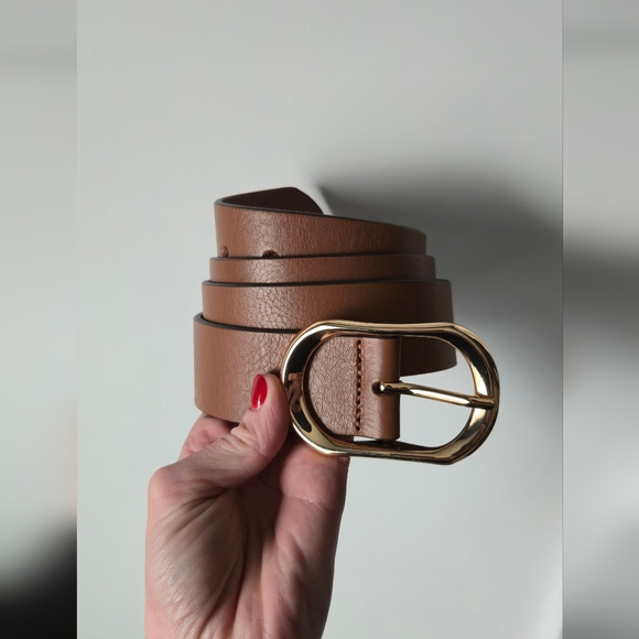 J. Crew Women's Oval buckle belt in Italian leather - Picture 3 of 7